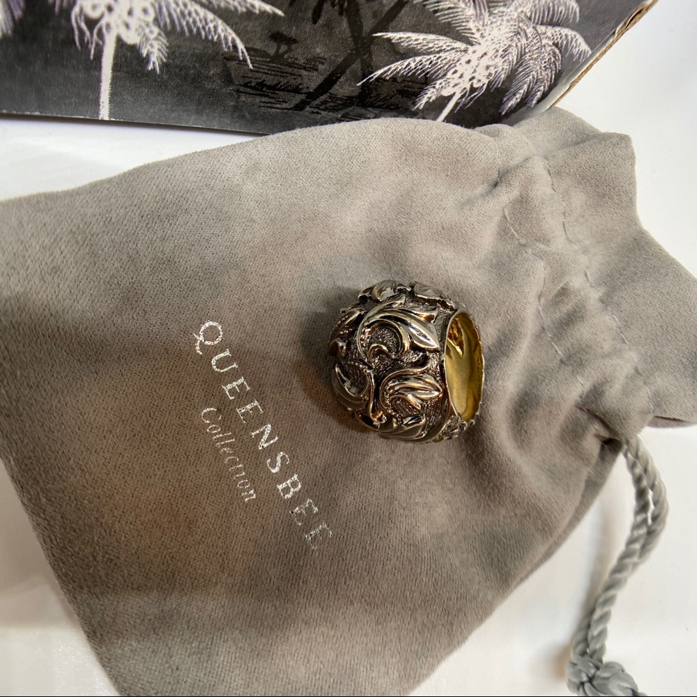 QUEENSBEE Gothic Lily Ring - Picture 1 of 6